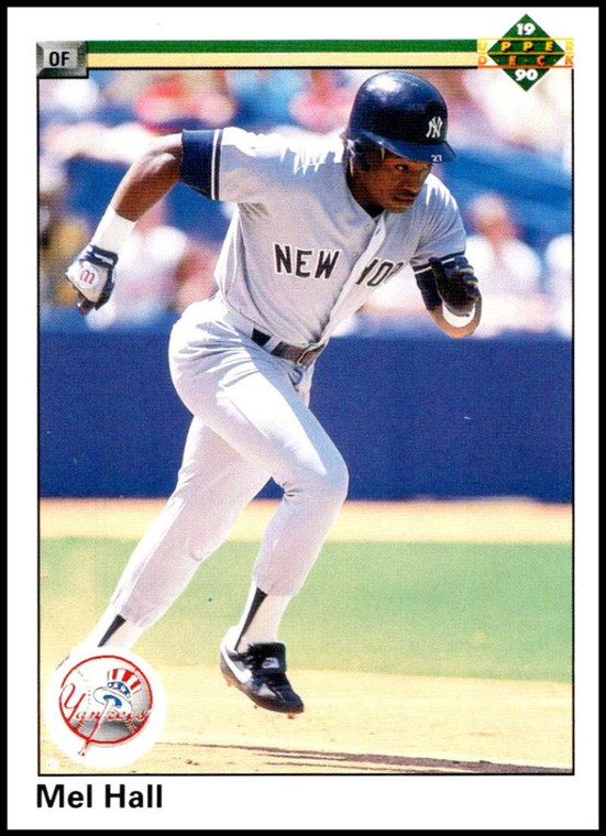 1990 Upper Deck #458 Mel Hall VG New York Yankees 