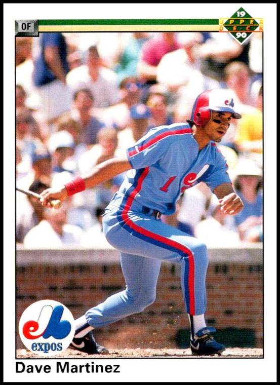 1990 Upper Deck #470 Dave Martinez VG Montreal Expos 