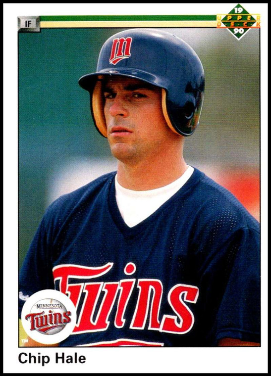 1990 Upper Deck #475 Chip Hale VG RC Rookie Minnesota Twins 