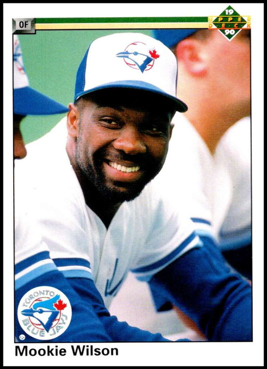 1990 Upper Deck #481 Mookie Wilson VG Toronto Blue Jays 