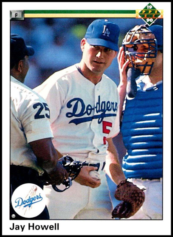 1990 Upper Deck #508 Jay Howell VG Los Angeles Dodgers 