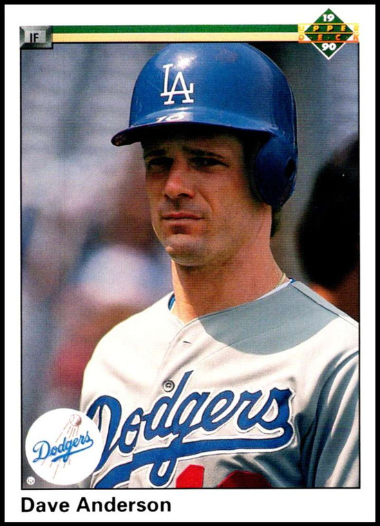 1990 Upper Deck #510 Dave Anderson VG Los Angeles Dodgers 