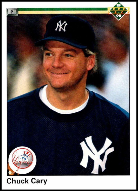 1990 Upper Deck #528 Chuck Cary VG New York Yankees 
