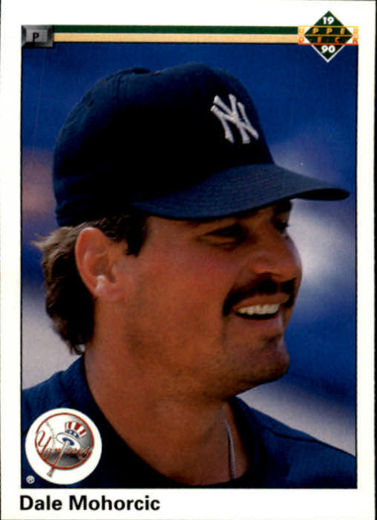 1990 Upper Deck #530 Dale Mohorcic VG New York Yankees 