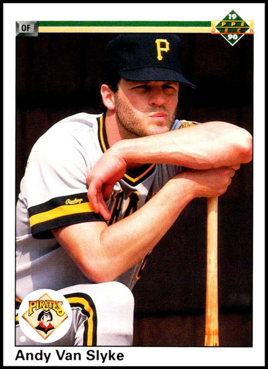 1990 Upper Deck #536 Andy Van Slyke VG Pittsburgh Pirates 