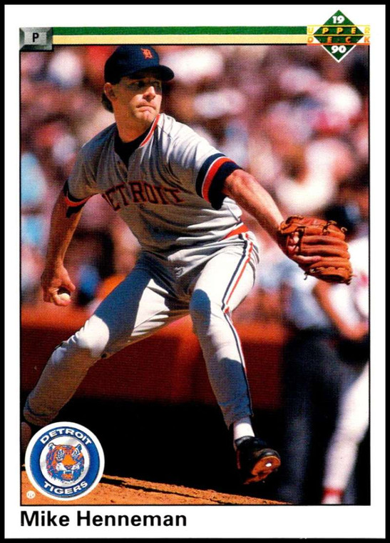 1990 Upper Deck #537 Mike Henneman VG Detroit Tigers 