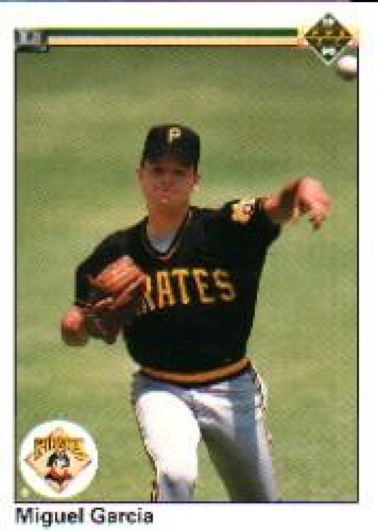 1990 Upper Deck #538 Miguel Garcia VG Pittsburgh Pirates 