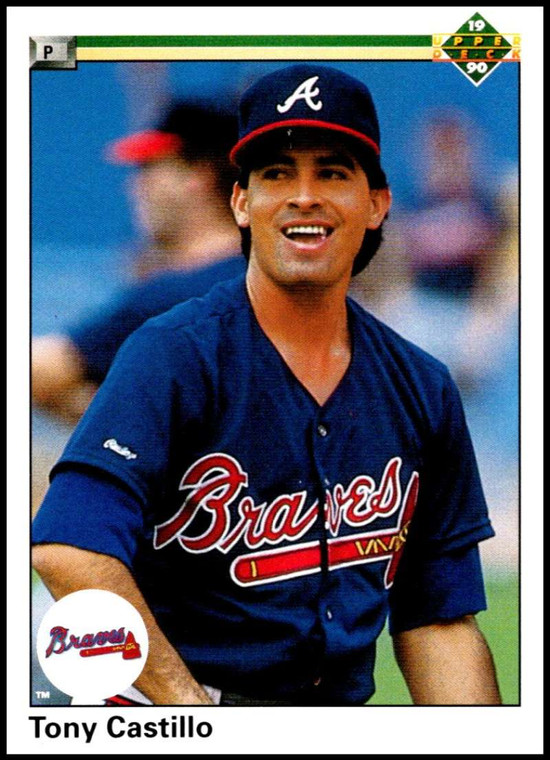 1990 Upper Deck #551 Tony Castillo VG Atlanta Braves 