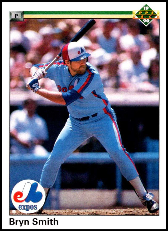 1990 Upper Deck #579 Bryn Smith VG Montreal Expos 
