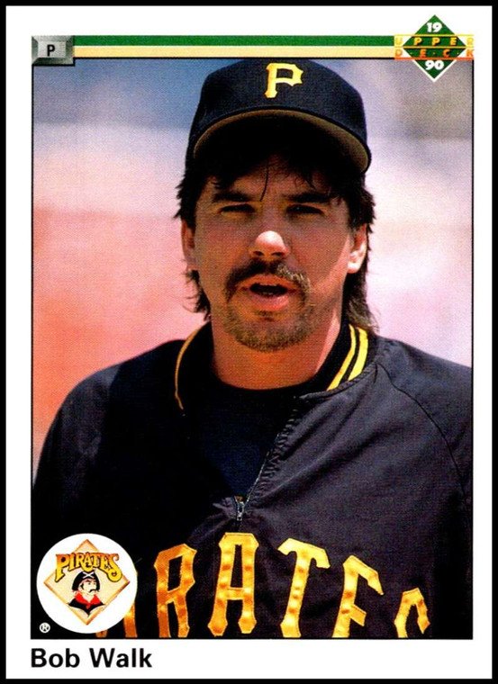 1990 Upper Deck #596 Bob Walk VG Pittsburgh Pirates 