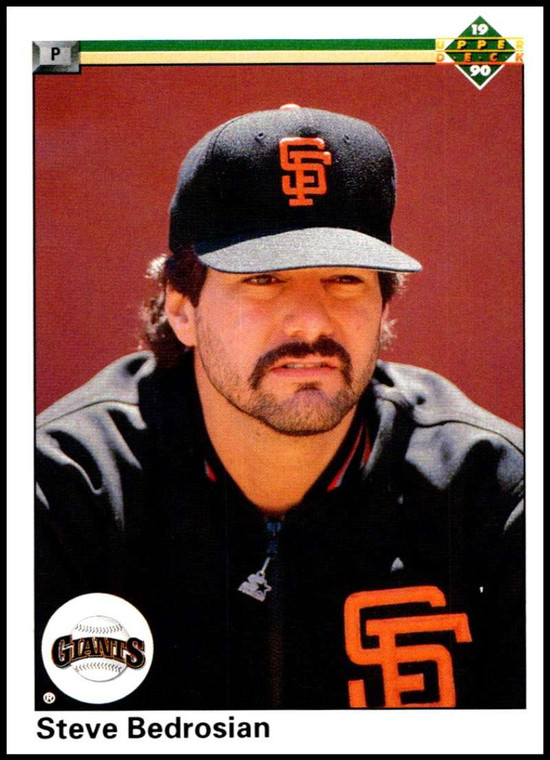 1990 Upper Deck #618 Steve Bedrosian VG San Francisco Giants 