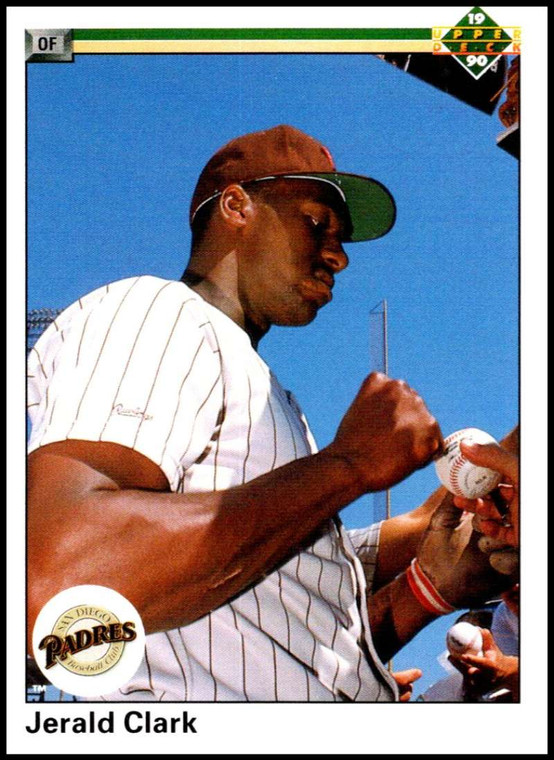 1990 Upper Deck #624 Jerald Clark VG San Diego Padres 