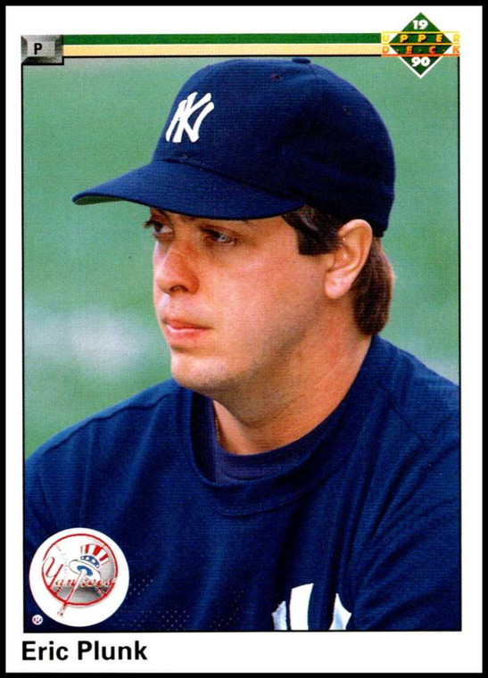 1990 Upper Deck #630 Eric Plunk VG New York Yankees 