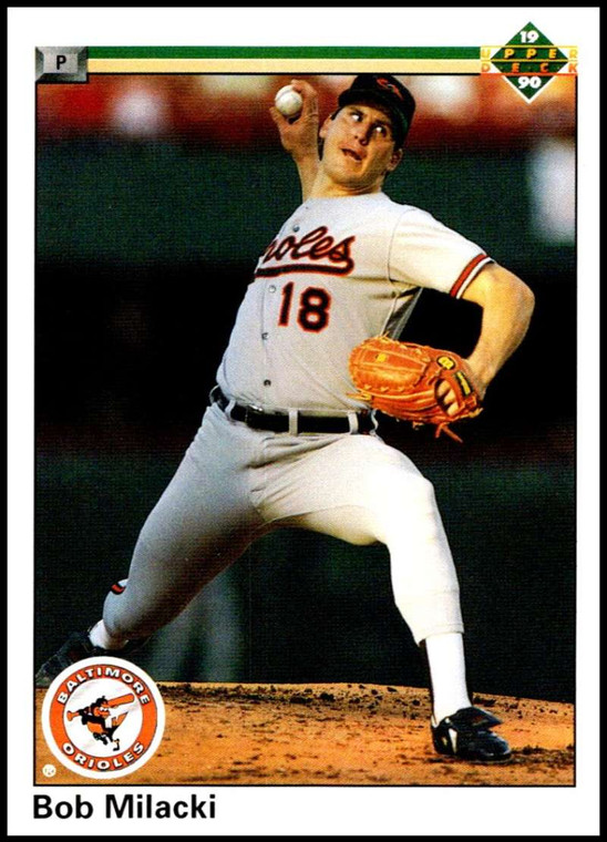 1990 Upper Deck #635 Bob Milacki VG Baltimore Orioles 