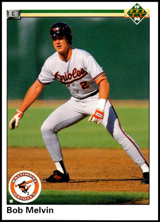 1990 Upper Deck #644 Bob Melvin VG Baltimore Orioles 