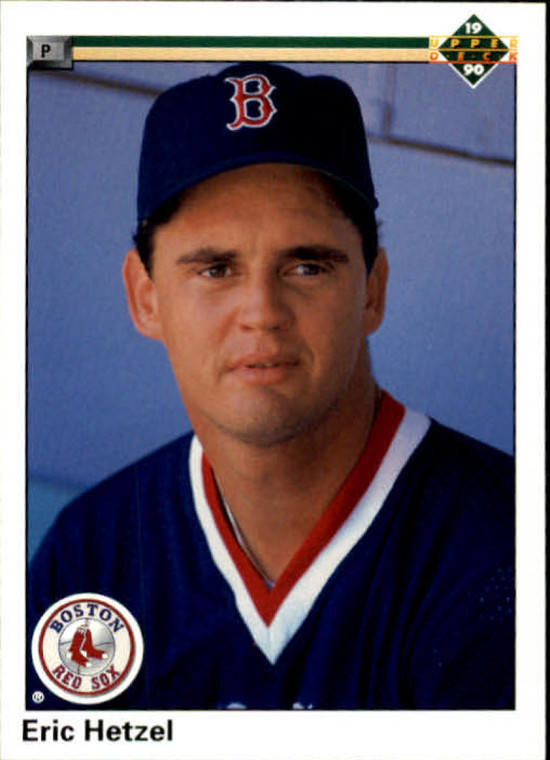 1990 Upper Deck #673 Eric Hetzel VG Boston Red Sox 