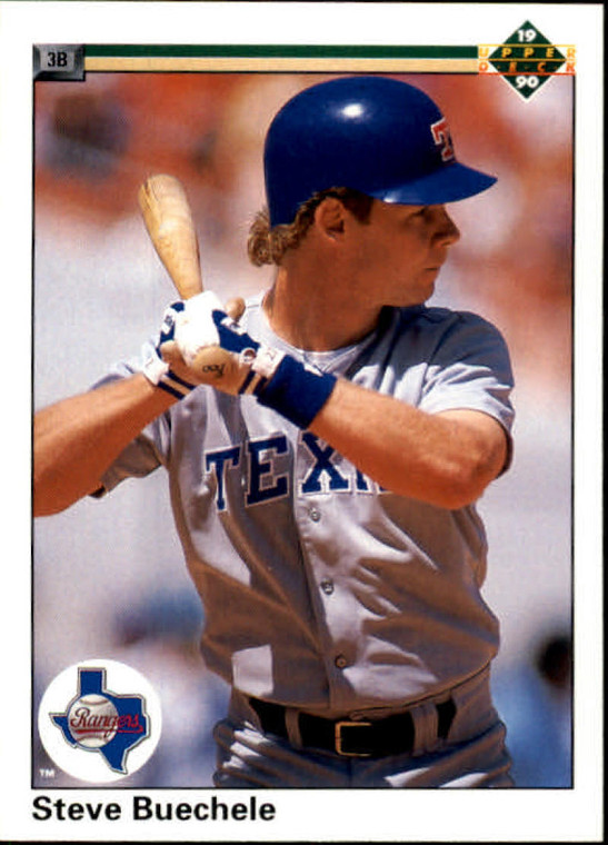 1990 Upper Deck #685 Steve Buechele VG Texas Rangers 