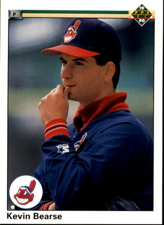 1990 Upper Deck #715 Kevin Bearse VG RC Rookie Cleveland Indians 