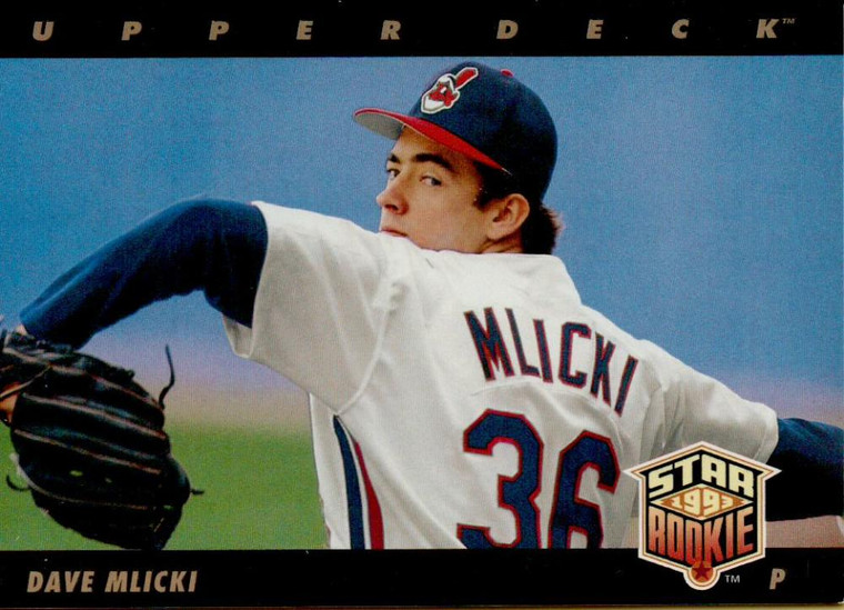 1993 Upper Deck #17 Dave Mlicki VG Cleveland Indians 