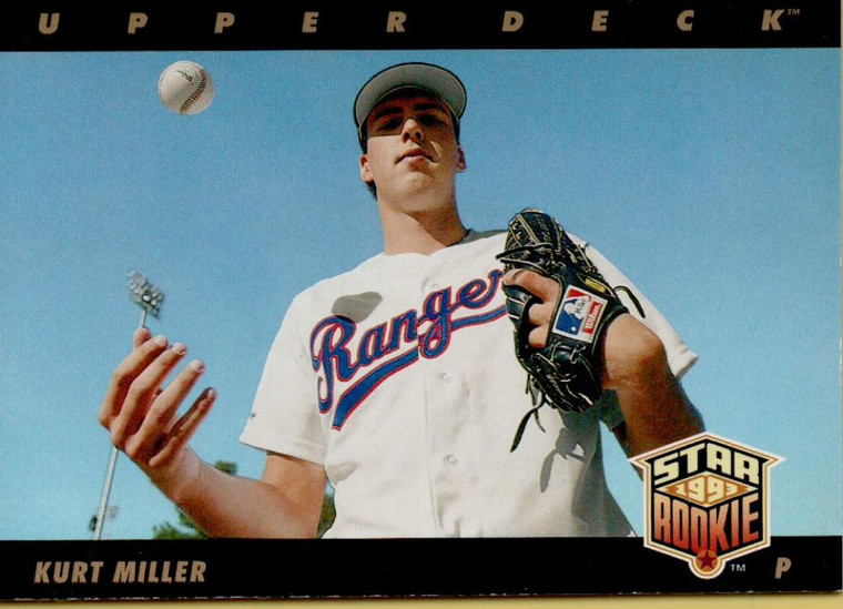1993 Upper Deck #20 Kurt Miller VG Texas Rangers 