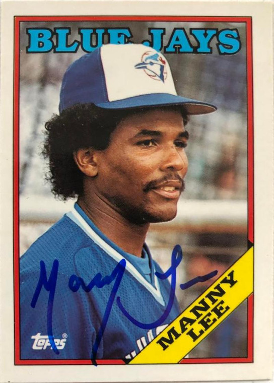 Manny Lee Autographed 1988 Topps Tiffany #722