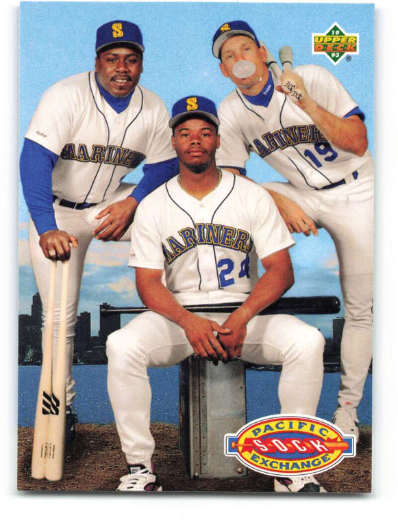 1993 Upper Deck #55 Ken Griffey Jr./Jay Buhner/Mitchell VG Seattle Mariners 