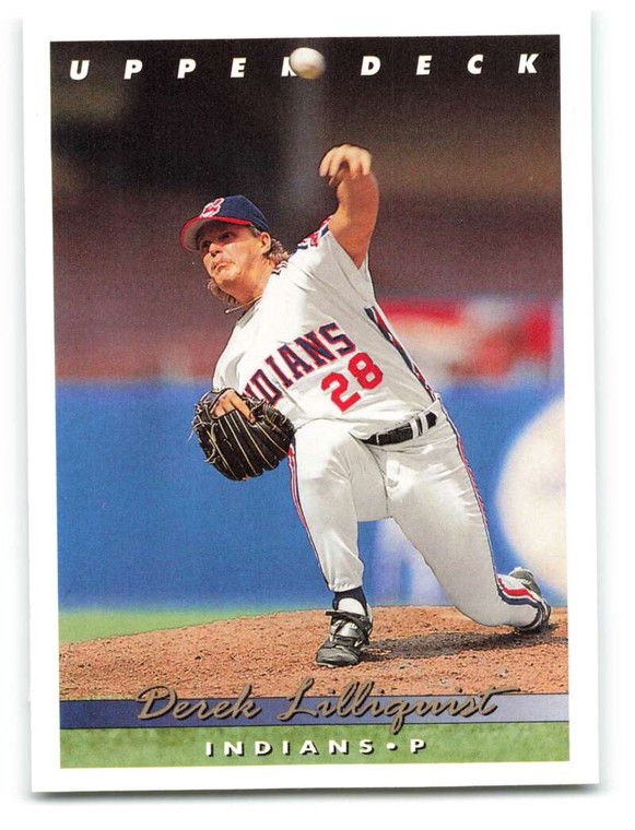 1993 Upper Deck #70 Derek Lilliquist VG Cleveland Indians 