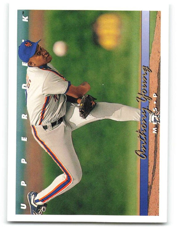 1993 Upper Deck #71 Anthony Young VG New York Mets 