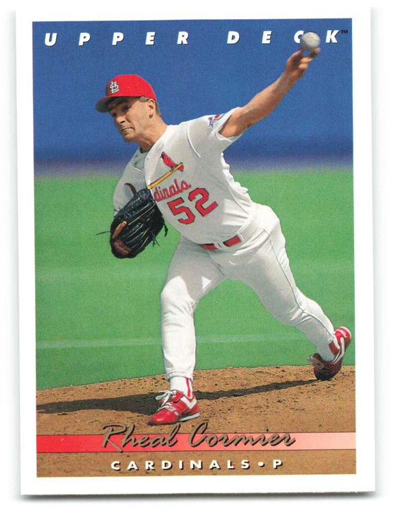 1993 Upper Deck #79 Rheal Cormier UER VG St. Louis Cardinals 