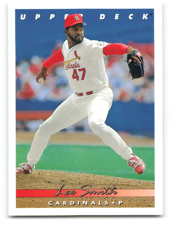 1993 Upper Deck #82 Lee Smith VG St. Louis Cardinals 