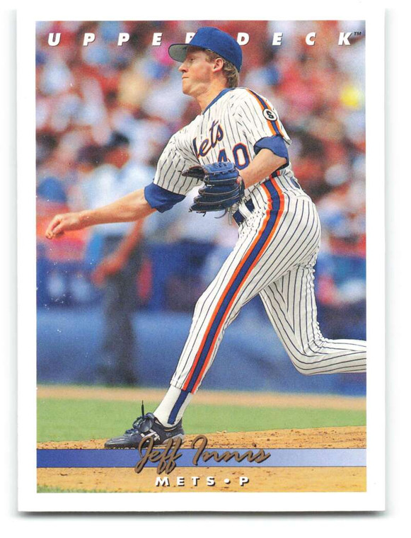 1993 Upper Deck #119 Jeff Innis VG New York Mets 