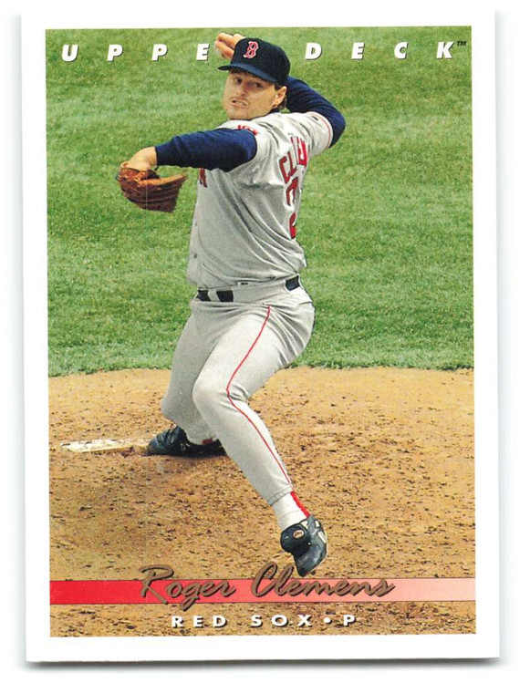 1993 Upper Deck #135 Roger Clemens VG Boston Red Sox 