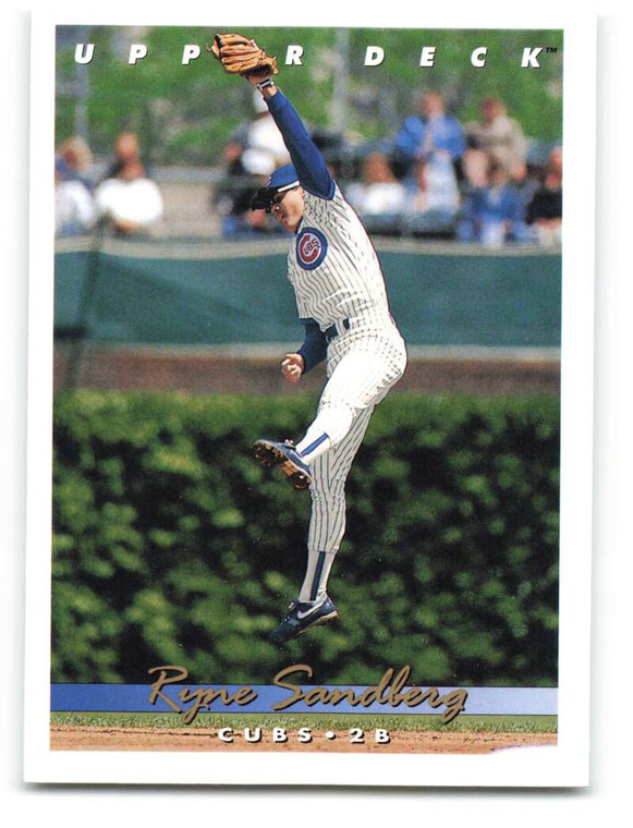 1993 Upper Deck #175 Ryne Sandberg VG Chicago Cubs 