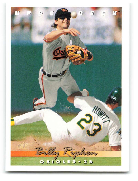 1993 Upper Deck #181 Billy Ripken VG Baltimore Orioles 