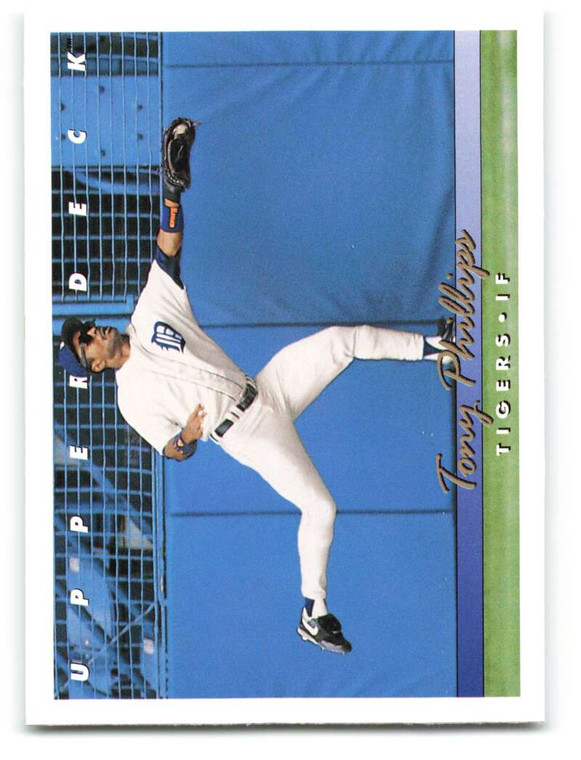 1993 Upper Deck #195 Tony Phillips VG Detroit Tigers 