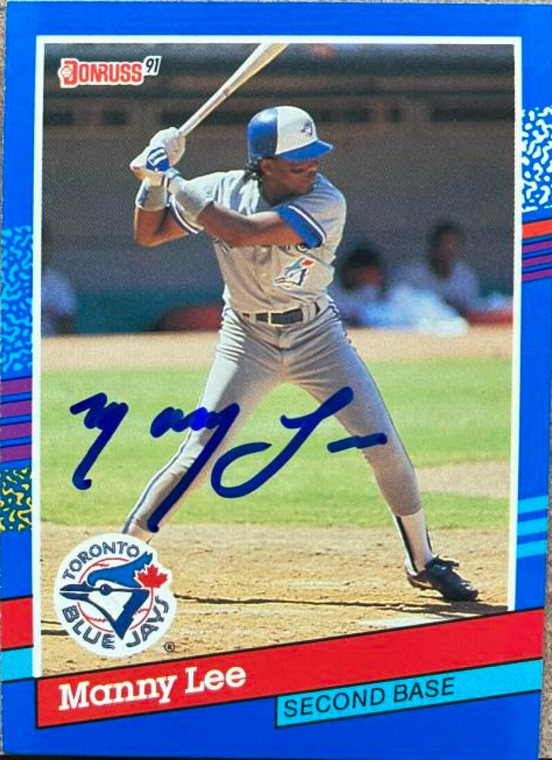 Manny Lee Autographed 1991 Donruss #211