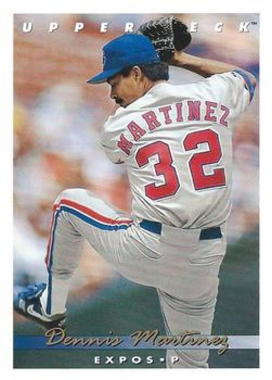 1993 Upper Deck #232 Dennis Martinez VG Montreal Expos 