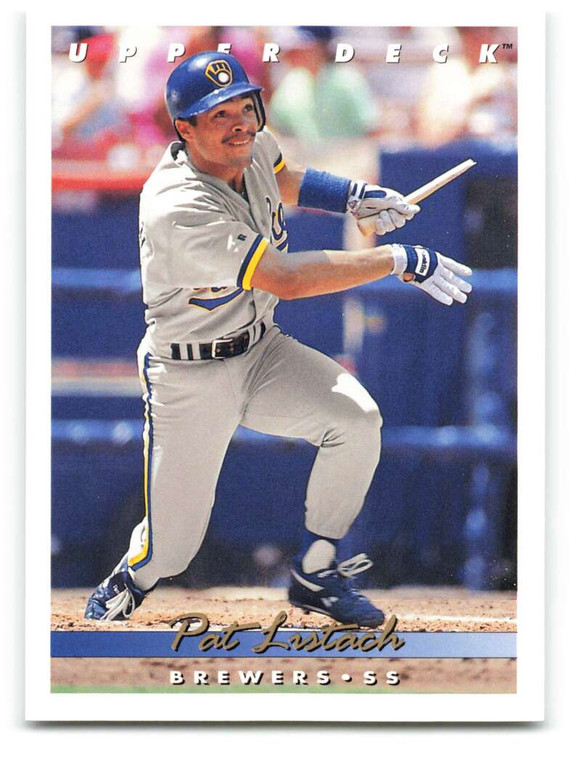 1993 Upper Deck #253 Pat Listach VG Milwaukee Brewers 