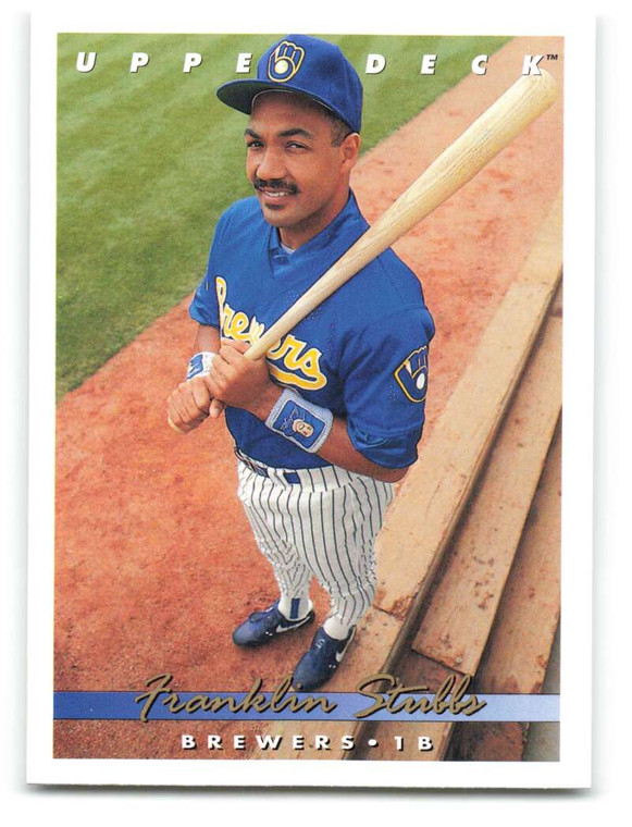 1993 Upper Deck #269 Franklin Stubbs VG Milwaukee Brewers 