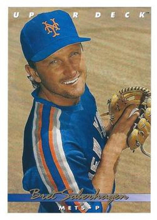 1993 Upper Deck #282 Bret Saberhagen VG New York Mets 