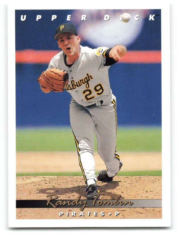 1993 Upper Deck #284 Randy Tomlin VG Pittsburgh Pirates 