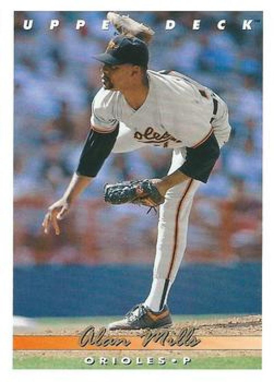 1993 Upper Deck #312 Alan Mills VG Baltimore Orioles 