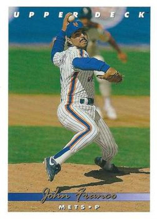 1993 Upper Deck #321 John Franco VG New York Mets 