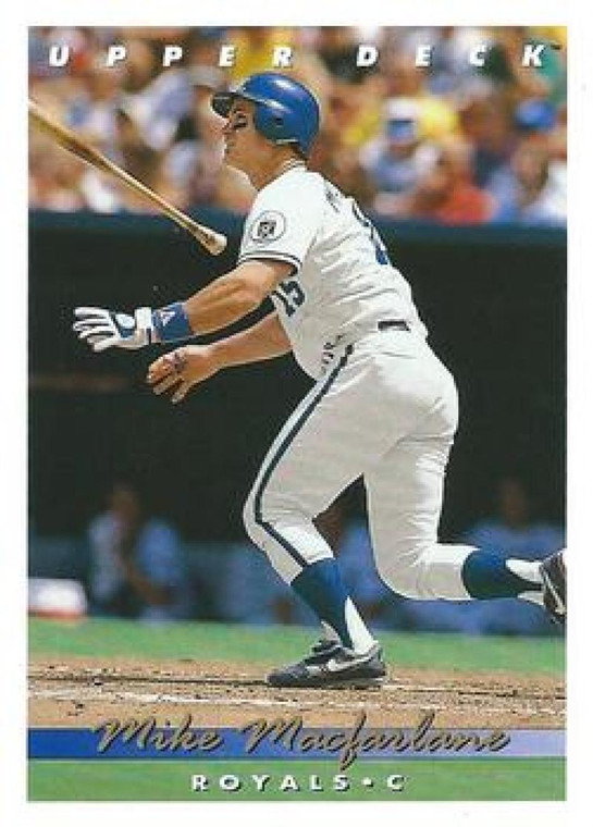 1993 Upper Deck #327 Mike Macfarlane VG Kansas City Royals 