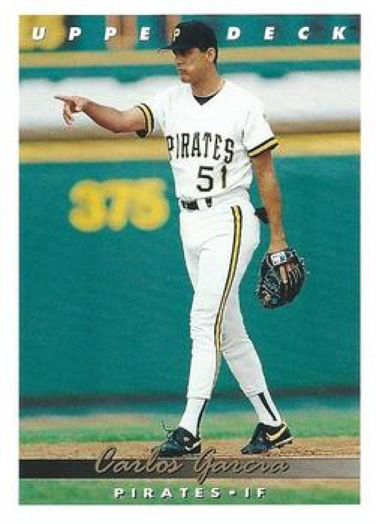 1993 Upper Deck #334 Carlos Garcia VG Pittsburgh Pirates 