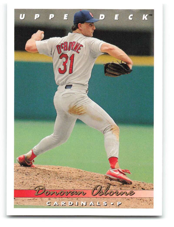 1993 Upper Deck #347 Donovan Osborne VG St. Louis Cardinals 