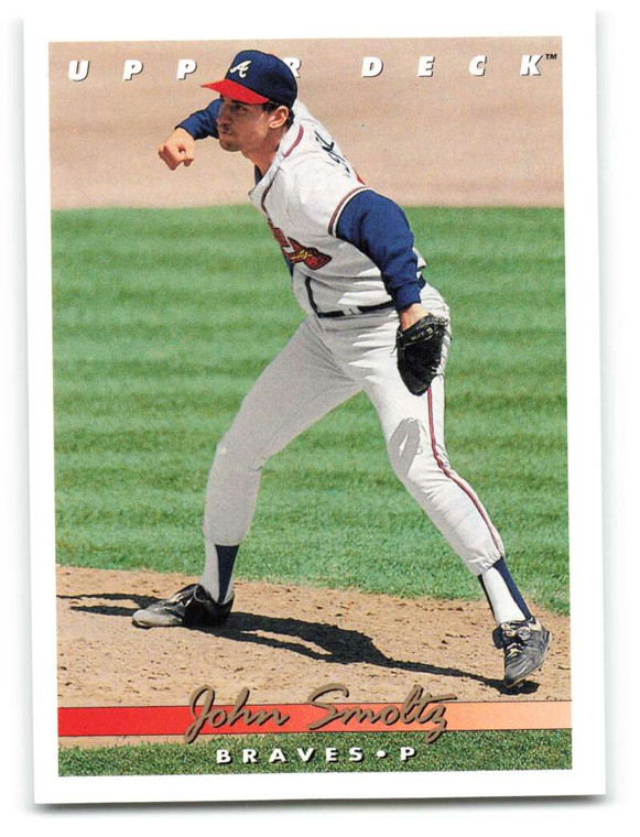 1993 Upper Deck #363 John Smoltz VG Atlanta Braves 