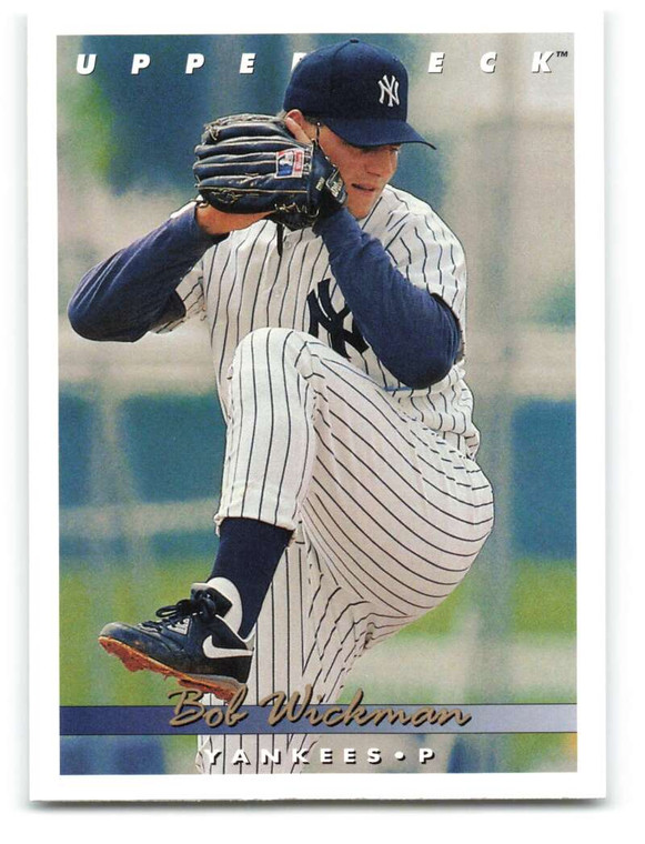 1993 Upper Deck #372 Bob Wickman VG New York Yankees 