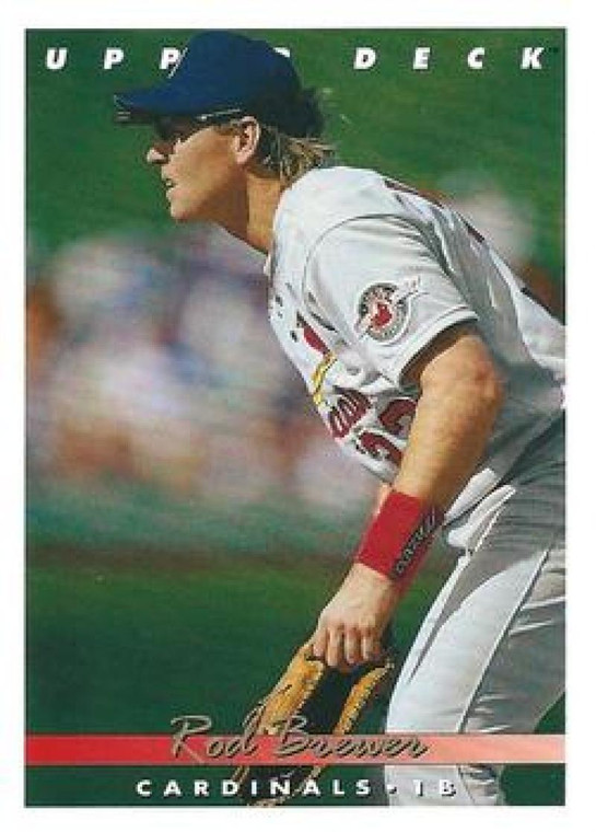 1993 Upper Deck #381 Rod Brewer VG St. Louis Cardinals 