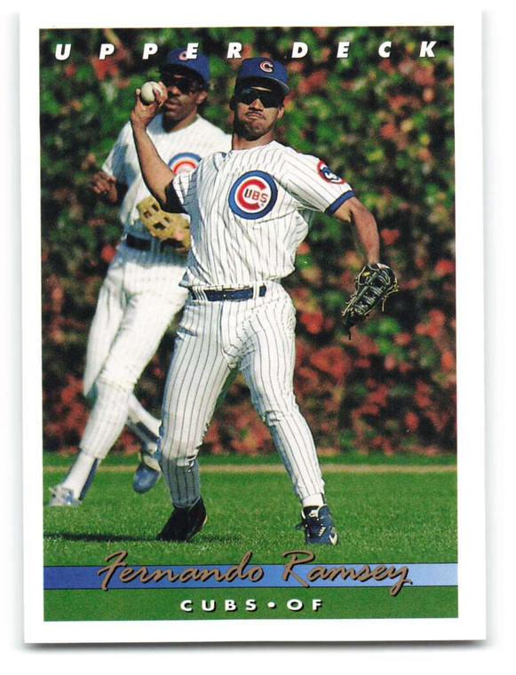 1993 Upper Deck #382 Fernando Ramsey VG RC Rookie Chicago Cubs 